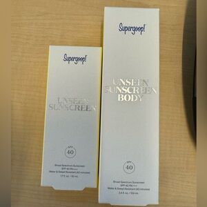 Supergoop Unseen Sunscreen - brand new